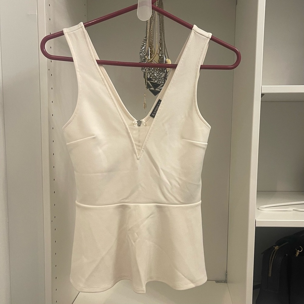 Super cute Express Blouse with Mesh Front and zip up back
